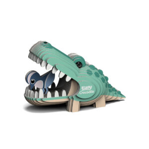 3D cardboard model crocodile