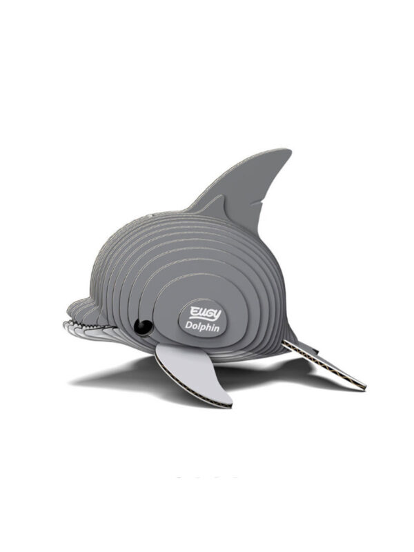 3D cardboard model dolphin