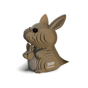 3D cardboard model kangaroo