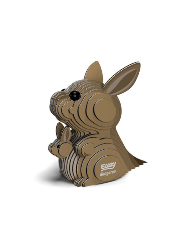 3D cardboard model kangaroo