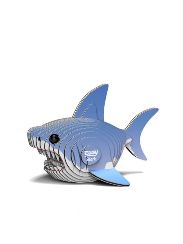 3D cardboard model shark