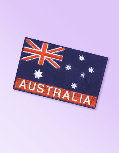 Australian flag embroidered patch