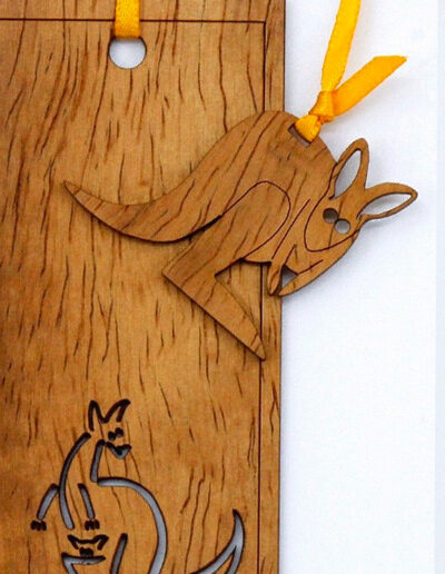 Australian made wooden Koala bookmark