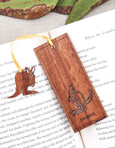 Australian made wooden Koala bookmark