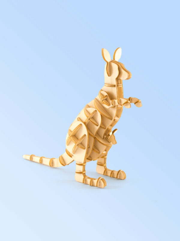 Wooden Kangaroo model