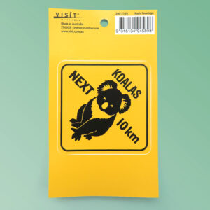 Koala Road sign sticker