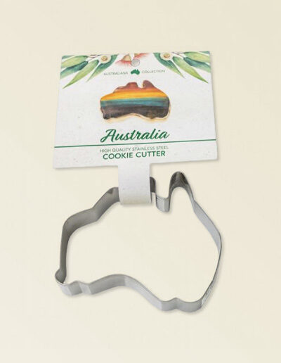 Australian map shaped metal cookie cutter