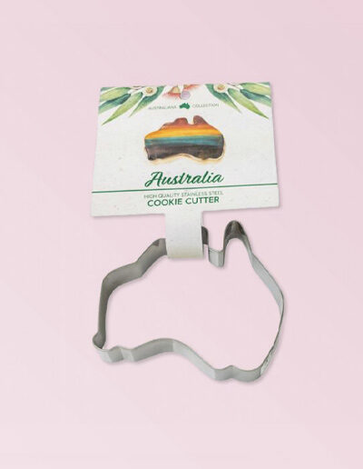 Australian map shaped metal cookie cutter