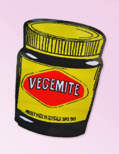 Vegemite jar badge