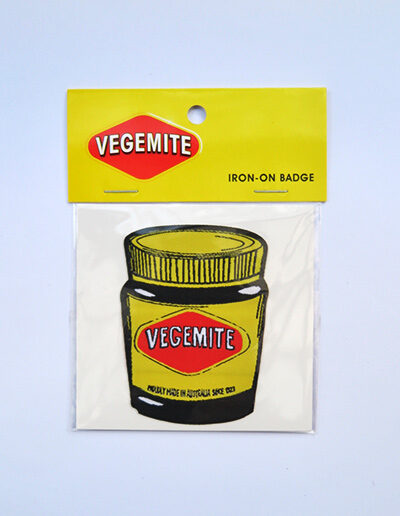 Vegemite jar badge