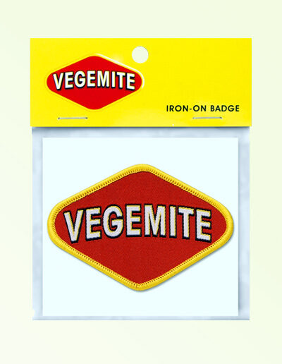 Vegemite logo badge in its packet