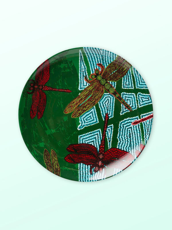 Sheryl Burchill Dragonfly small porcelain plate