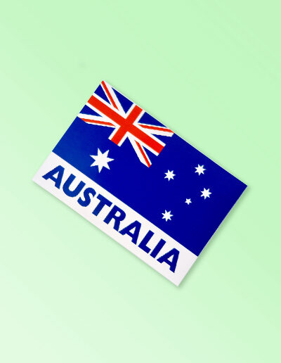 Australian flag sticker