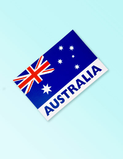 Australian flag sticker