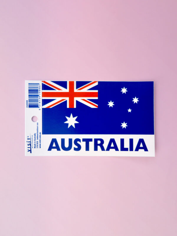 Australian flag sticker