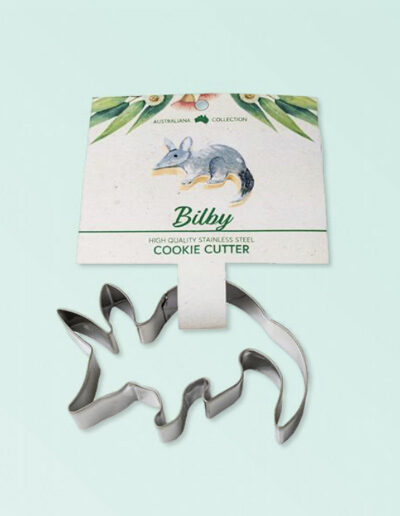 Bilby shaped metal cookie cutter
