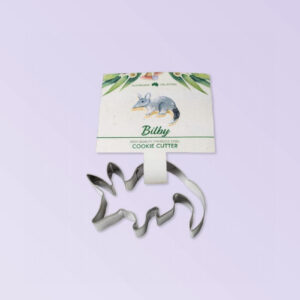 Bilby shaped metal cookie cutter
