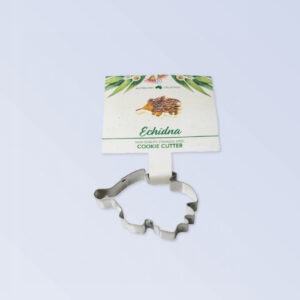 Echidna shaped metal cookie cutter