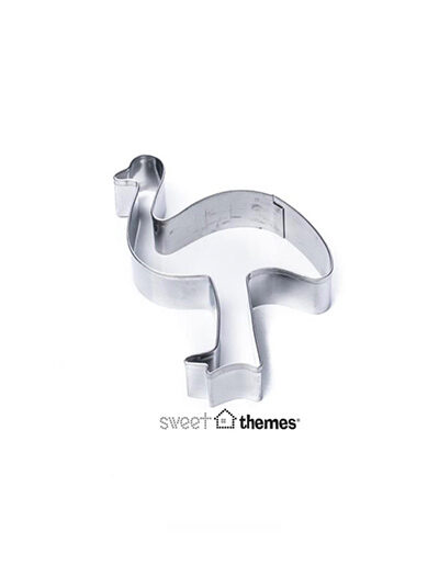 Emu shaped metal cookie cutter