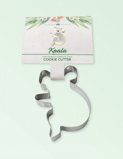 Koala shaped metal cookie cutter