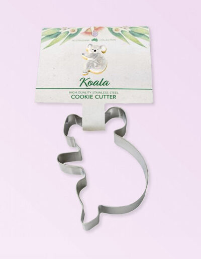 Koala shaped metal cookie cutter