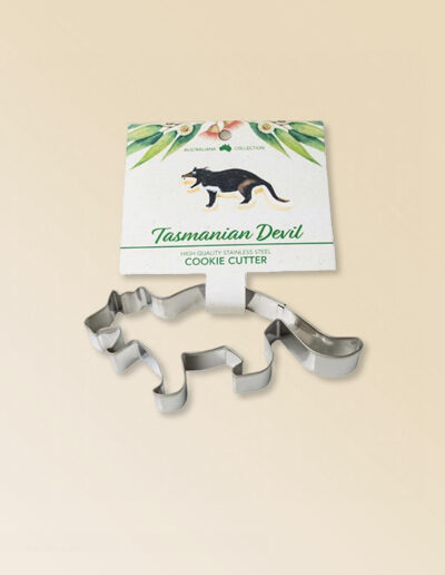 Tassie Devil shaped metal cookie cutter