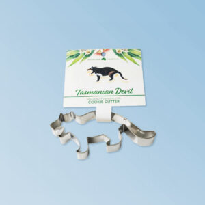 Tassie Devil shaped metal cookie cutter