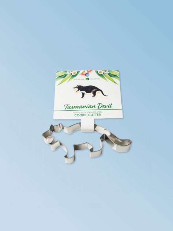 Tassie Devil shaped metal cookie cutter