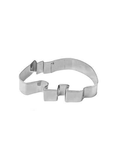 Wombat shaped metal cookie cutter