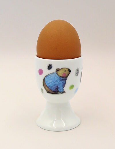 Barney Gumnut china egg cup. Robert the Wombat is on this egg cup.