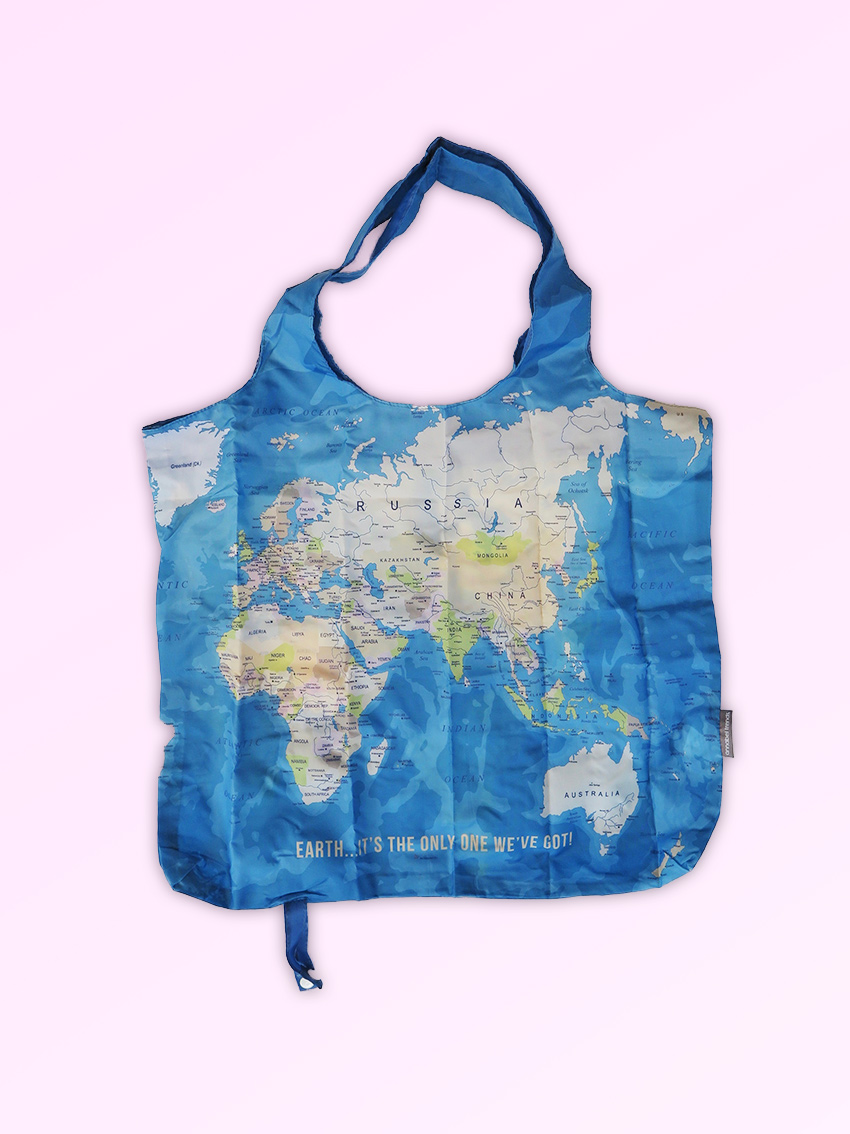Annabel Trends Shopping Tote Planet Earth Souvenirs Direct