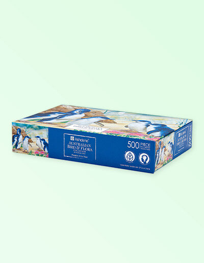 Penguin 500 piece jigsaw puzzle box