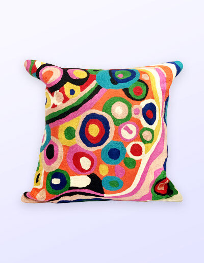 Better World Arts Wool cushion. Design by Andrea Adamson