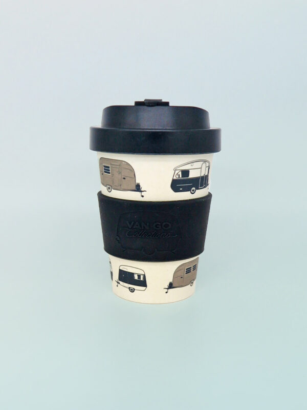 Bamboo travel mug - black