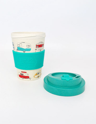 Bamboo travel mug in green
