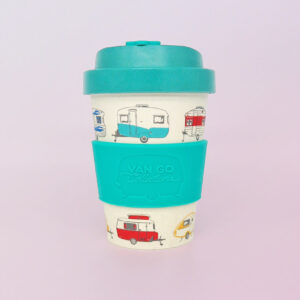 Bamboo travel mug in green