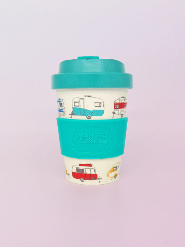 Bamboo travel mug in green