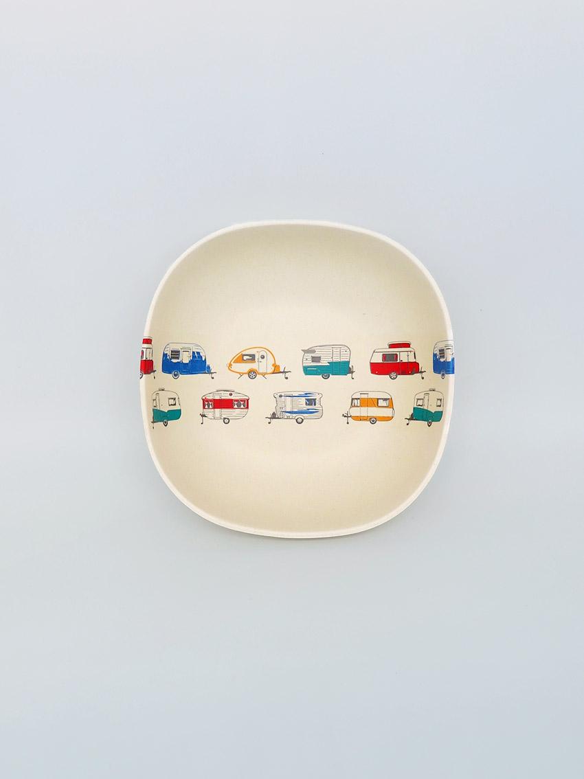 Coloured caravans bamboo Cereal Bowl Coloured caravans bamboo Cereal Bowl