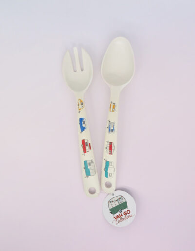 Coloured caravans Salad Servers