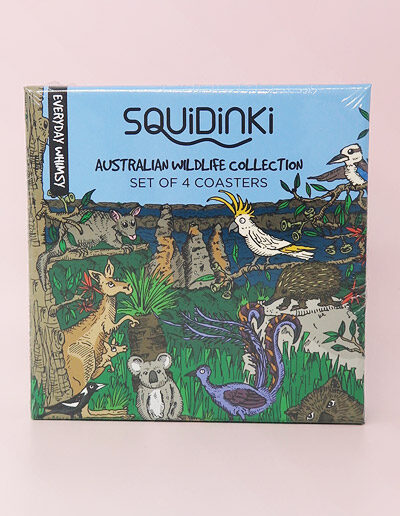 Wildlife coaster set of 4 in box