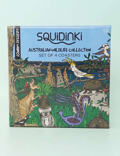 Wildlife coaster set of 4 in box