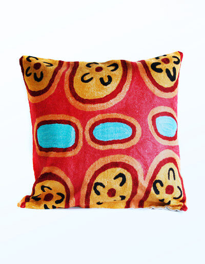 Better World Arts Wool cushion 40cm. Design by Yaritji Heffernan