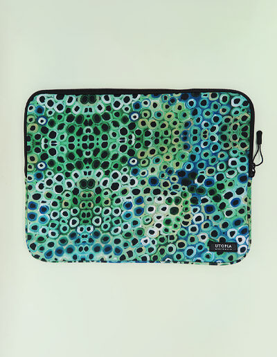 Neoprene laptop sleeve by Lena Pwerle