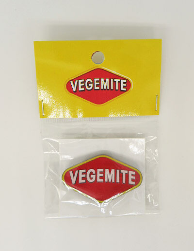 Vegemite fridge magnet in its packet