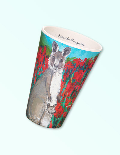 Kangaroo bamboo cup