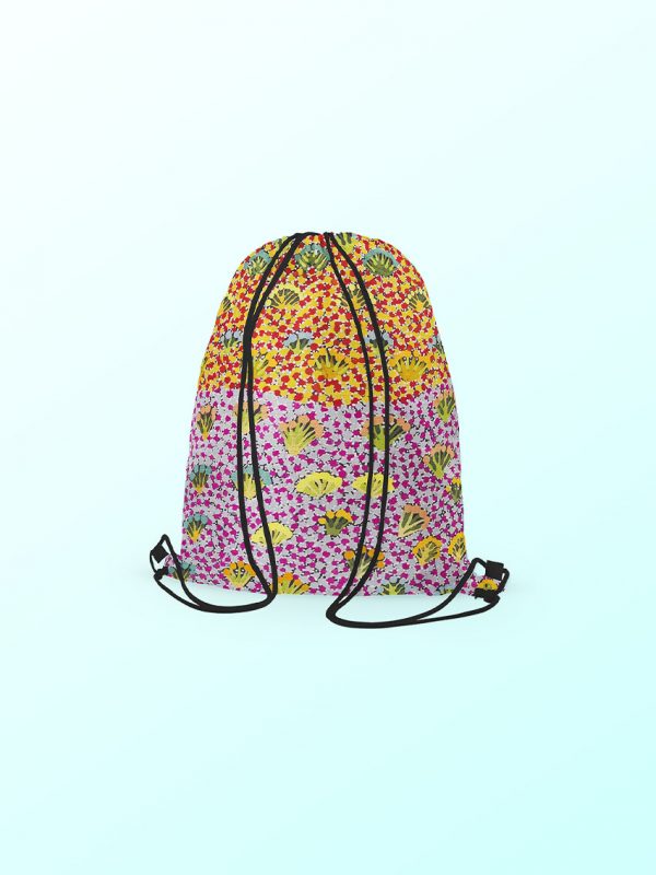 Drawstring backpack - Daisy Moss