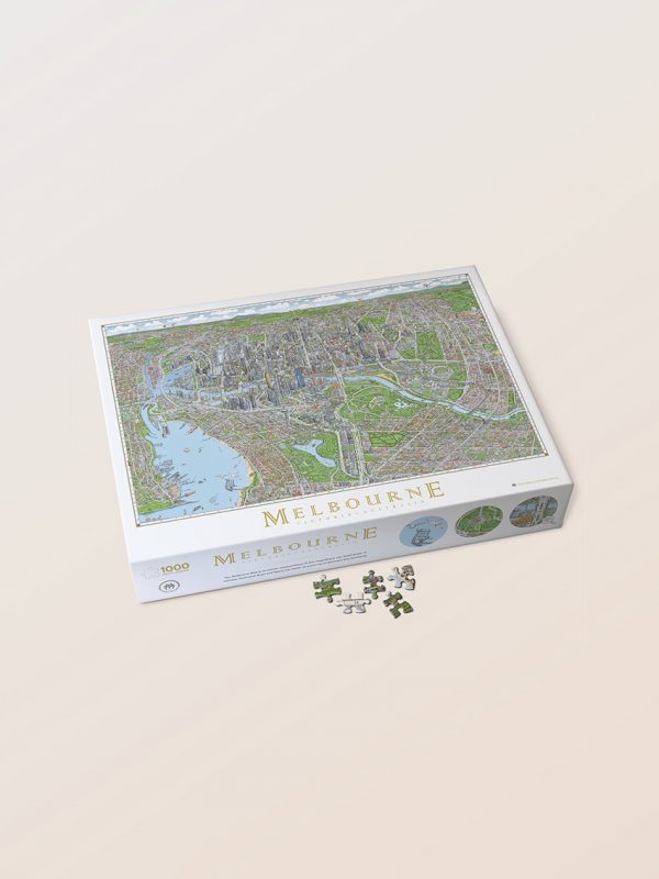 Melbourne Map Jigsaw