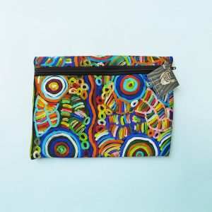 Australian Made Zipped case. Indigenous art design