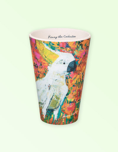 Cockatoo Bamboo cup