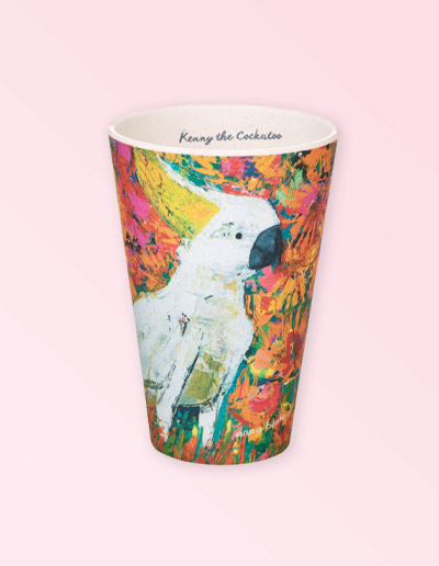 Cockatoo Bamboo cup